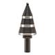 NOOLAR Step Drill Bit,Drill Bits for Metal, 1pc 19Steps 7/8 To 1-3/8 HSS 6542 Titanium Coated Faster Drilling Step Drill Bit Double Fluted Metals Platic Wood Cone Drill Bits