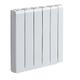 Milano Tuc - 1500W Modern White Ceramic Core Wi-Fi Control Smart Electric Heater Radiator - 570mm x 534mm