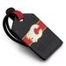 Calgary Flames Personalized Leather Luggage Tag