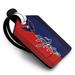 Washington Capitals Personalized Leather Luggage Tag