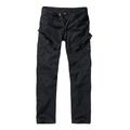 Cargohose BRANDIT "Herren Adven Slim Fit Cargo Pants" Gr. S, US-Größen, schwarz (black) Herren Hosen Cargohosen