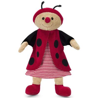 Handpuppe STERNTALER "Käfer", rot (rot, schwarz), Puppen, Kinder, Baumwolle, Polyester Image