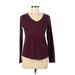 Eddie Bauer Active T-Shirt: Burgundy Activewear - Women's Size Medium