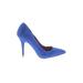 Charles Jourdan Heels: Blue Shoes - Women's Size 7 1/2