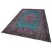 Fuchsia 77" x 125" L Area Rug - Lofy Oyma Oriental Machine Woven Rectangle 6'5" x 10'5" Indoor/Outdoor Area Rug in 125.0 x 77.0 x 0.4 in pink | Wayfair