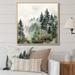 Loon Peak® Pine Tree Misty Morning I - Print Canvas, Cotton in White | 36 H x 36 W x 1.5 D in | Wayfair 0B3C4B2F0088446FA04850BB9A2CA5E9