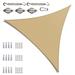 Royal Shade Triangle Shade Sail w/ Hardware Kit in Brown | 384 W x 384 D in | Wayfair RS-kit-TAPT32-17