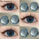Bio-essence 1 Pair Colored Contact Lenses for Eyes Natural Lenses for Eyes Blue Contact Lenses