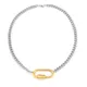 Carabiner Clasp Chunky Chain Necklace for Men and Women Stainless Steel Jewelry Golden Curb Chain