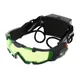 Glasses Eyeshield Green Lens Adjustable Elastic Band Night Vision Industrial Work Safety Goggles