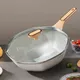 GIANXI Octagonal Wok Medical Stone Non-stick Frying Pan Induction Cooker Gas Stove Special Cooking