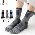 5 Pairs Toe Sport Short Socks Man Thick Compression Mesh Endurable Fitness Bike Run Outdoor