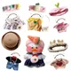 Doll Accessories fit 30cm LaLafanfan Cafe Duck Toys Clothes Sweater Hair Band Bag Outfit Gift for