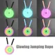 Glowing Jump Ropes LED Luminous Skip Rope for Kids Adult Fitness Adjustable Skipping Rope Training