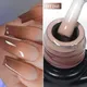 MEET ACROSS Autumn Winter Thermal Color Changing Gel Nail Polish Nude Brown 3-layers Color Changing