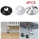 4 PCS Radiator Pipe Collars Bathroom Shower Faucet Angle Valve Pipe Plug Decor Cover Snap-on Plate