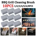 1-10PCS BBQ Grill Cleaning Brush Brick Block Barbecue Cleaning Stone Pumice Brick for Barbecue Rack