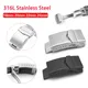 Solid Stainless Steel Watch Buckle 18mmm 20mm 22mm 24mm Metal Button for Seiko Watch Strap Button