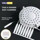 WIKHOSTAR Shower Head Cleaning Brush Anti-Clogging Small Brush Pore Gap Cleaning Brush Shower Head