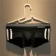 Cotton men's underwear low rise sexy solid color Boxer trendy men's slim fitting breathable sports