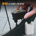 CYCLAMI Small Mini Portable E-Pump for Bicycle Cordless Air Inflator Presta Schrader Valve Outdoor