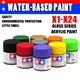10ml Gloss Series Water-Based Propylene Oil Paint X1-X24 Colors Painting For Assembly Model Acrylic