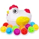 12 Matching Eggs Montessori Sensory Baby Toys Easter Eggs Chicken Colors Shapes Sorter Learning