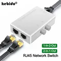 2 Port RJ45 Network Switch 1 to 2 2 to 1 RJ45 Splitter Internet Network Extender RJ45 Connector