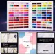 1 Set 528/400/300/200 Color Nail Art Display Book UV Gel Nail Polish Display Chart Book Acrylic