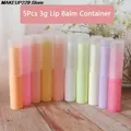 8 Color 1/5Pcs/lot 3g Lip Balm Container With Caps Mini Empty Lip Balm Stick Tube Lipstick Tube