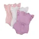 Newborn Baby Girl Clothes Knitted Ruffles Sleeveless Bodysuit Tops Playsuit Jumpsuit Outfits Baby