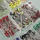 100Pcs/Box 38mm Sewing Pins Glass Head Dressmaking Pins Quilting Pins Pearl Heads For DIY Embroidery