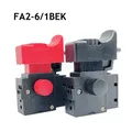 1PCS FA2-6/1BEK 250V 6A 5E4 Red Black Lock On Power Tool Electric Drill Trigger Switch Electric tool