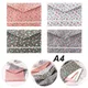 Floral Lace A4 Documents Bag File bag Folder Stationery Filing Production Organizer Bag School