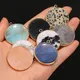 Natural Stone Lapis Lazuli Pendants Gold plated Amazonites for Jewelry Making Diy Women Necklace