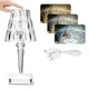 Touch Sensor Diamond Table Lamp Acrylic Decoration 3/16 Color Light for Bar Bedroom Bedside Crystal