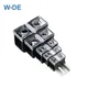 1 Piece DIN Rail Terminal Block IN Type Junction Box 600V 20/30/50/60/90/130/240A Split High Current