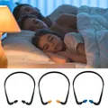 Soft Silicone Head-mounted Earplugs Blue Black Orange Protector Anti-Noise Earmuff Sleeping Working