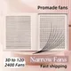 Narrow 2400 Fans Lashes XXL Mega Tray Premade Narrow Volume Fan Ultra Dark Pointy Base Promade Fans