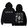 Lana Del Rey Hoodie Music Album Women Men Fashion Cotton Sweatshirt Print Oversized Pullover Hoodies