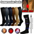 Compression Socks Men's Varicose Veins Diabetes Sports Socks Running Riding Golf Women Long Tube