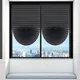 Blackout Blind for Window Pleated Blinds Cordless Shade Light Filtering Shades for Bathroom Kitchen