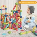 Kids Magnetic Construction Set Magnetic Balls Stick Building Blocks Montessori Educational Toys For