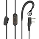 2 PinSilicone material Walkie-Talkie Headset Wired Two Way Ham Radio Earpiece Earphone For Baofeng