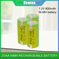 1.2V 2/3AA 800mAh Ni-MH Rechargeable Battery 2/3 AA cell with welding tabs for Electric razor shaver