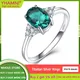 Rare Zultanite Tanzanite Gemstone Rings for Women Solid 925 Silver Color Artificial Emerald Rings