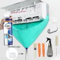Air Conditioning Cleaning Kit Leak-proof Cover Full Set of Air Conditioner Cleaner with Water Pipe
