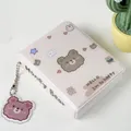 2/3 Inch Coffee Bear Photo Album kpop Photocards Holder Cute Cartoon Album Kpop Cards Binder Mini