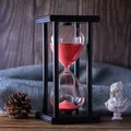 5-60 Minutes Wooden Hourglass Modern Sandglass Creative Birthday Gifts Kitchen Timer Home Decoration