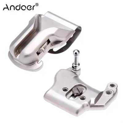 Andoer Aluminium alloy DSLR Camera Waist Belt Mount Button Buckle Hanger for Canon Nikon Sony Camera Waistband Belt Strap Mount